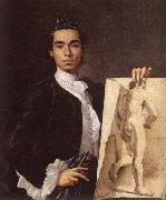 MELeNDEZ, Luis Portrait of the Artist g Spain oil painting reproduction